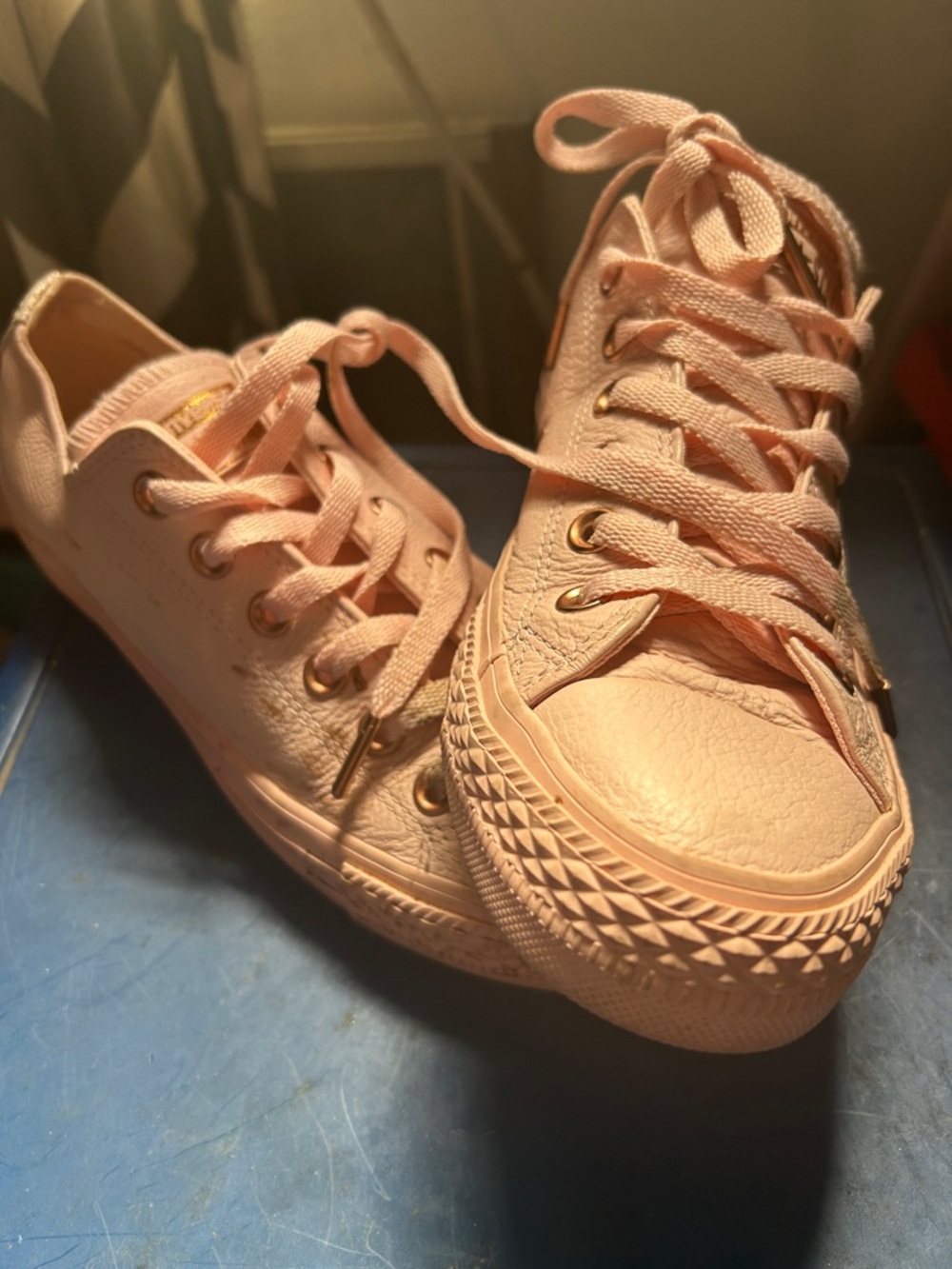 Converse Blush Pink Low-Top Sneakers